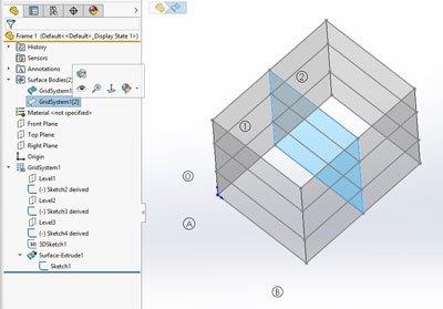 Surface Extrude Feature